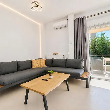 Semesterbostad Coastal Escape - Modern 2br Maisonette By μρs *